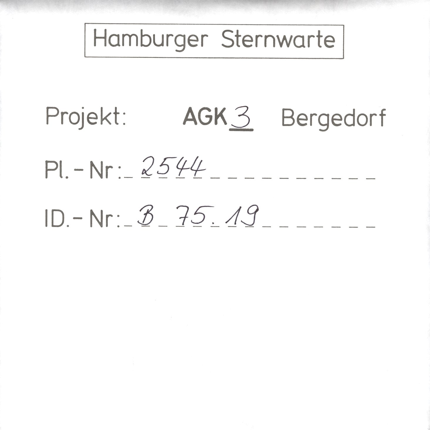 Plate envelope