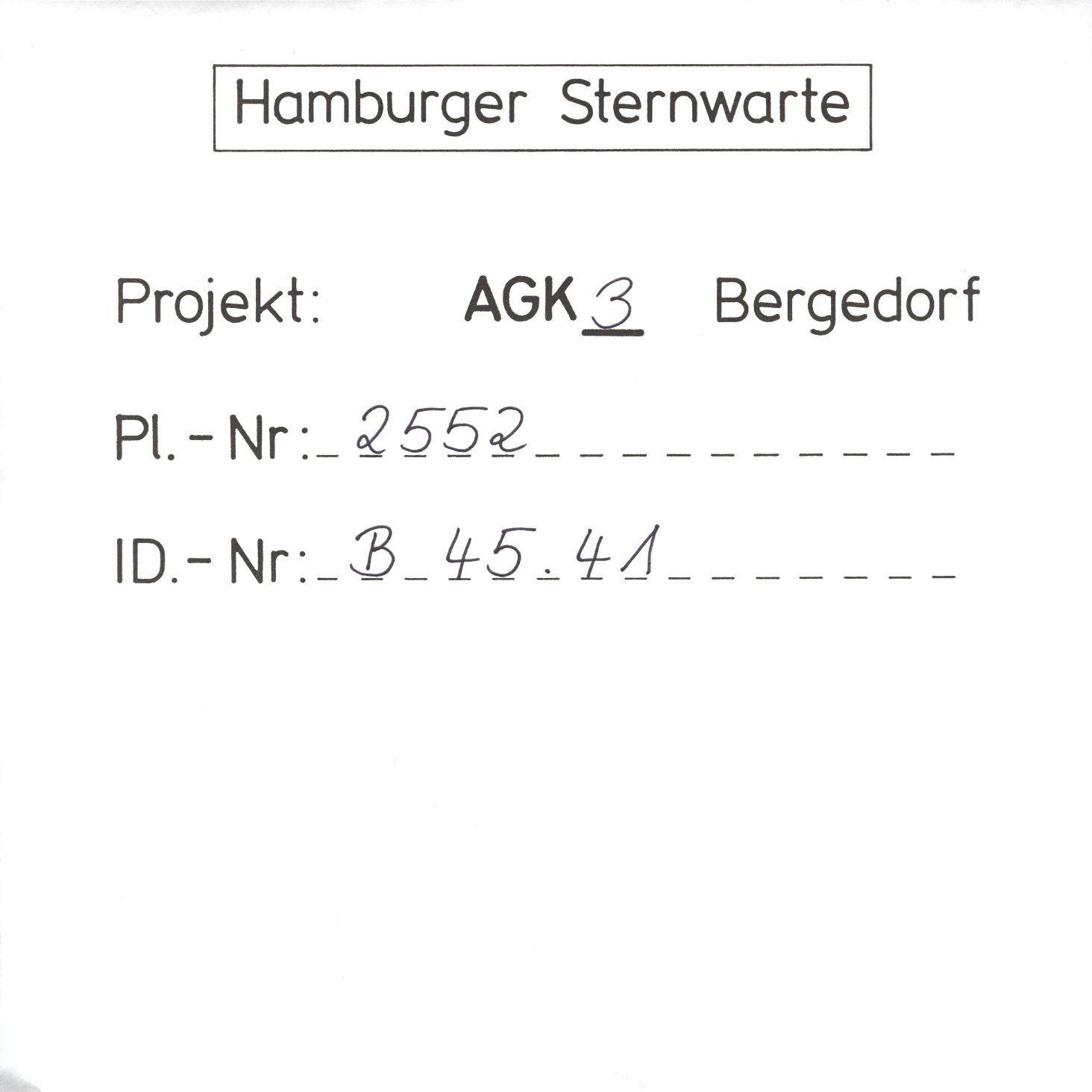 Plate envelope
