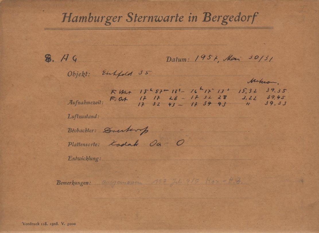 Plate envelope