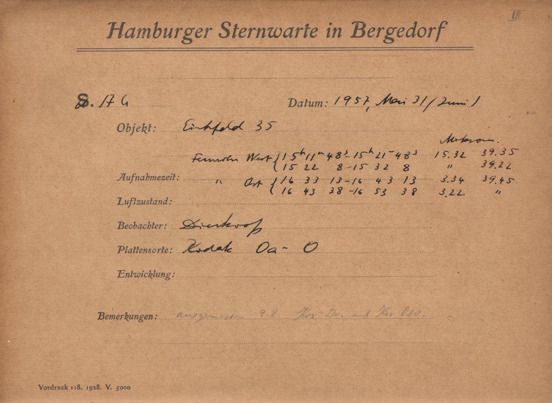 Plate envelope