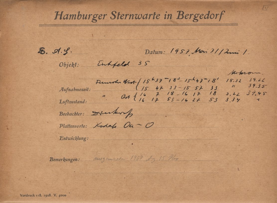 Plate envelope