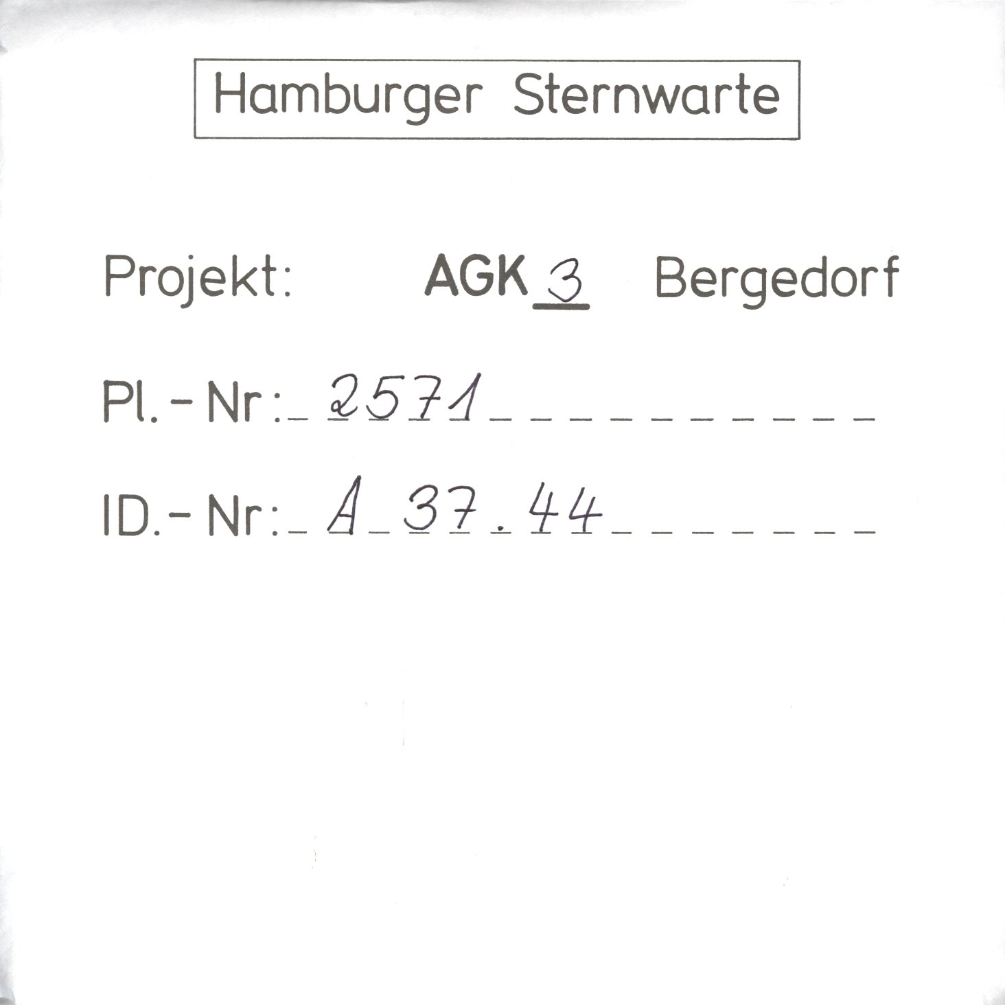 Plate envelope