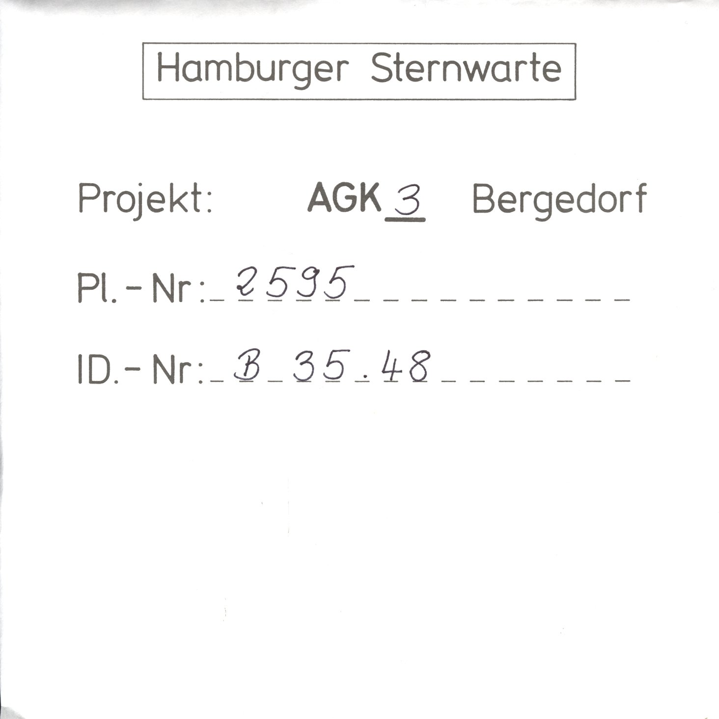 Plate envelope