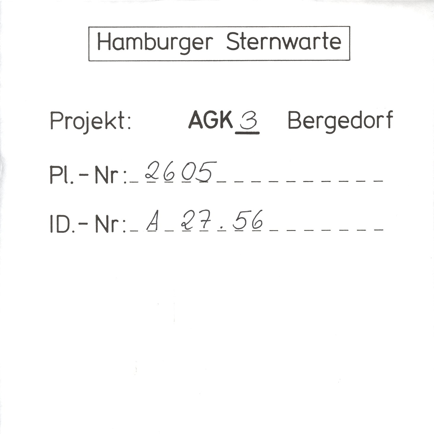 Plate envelope