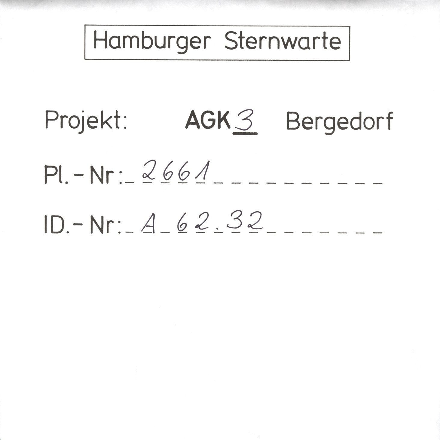 Plate envelope
