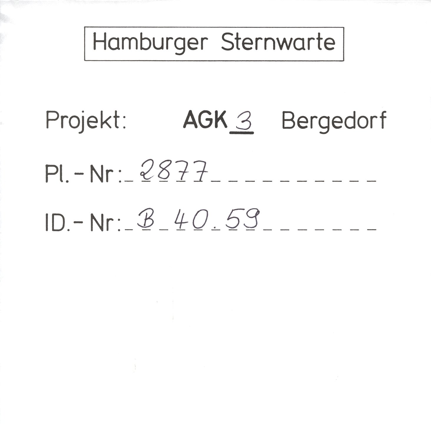 Plate envelope