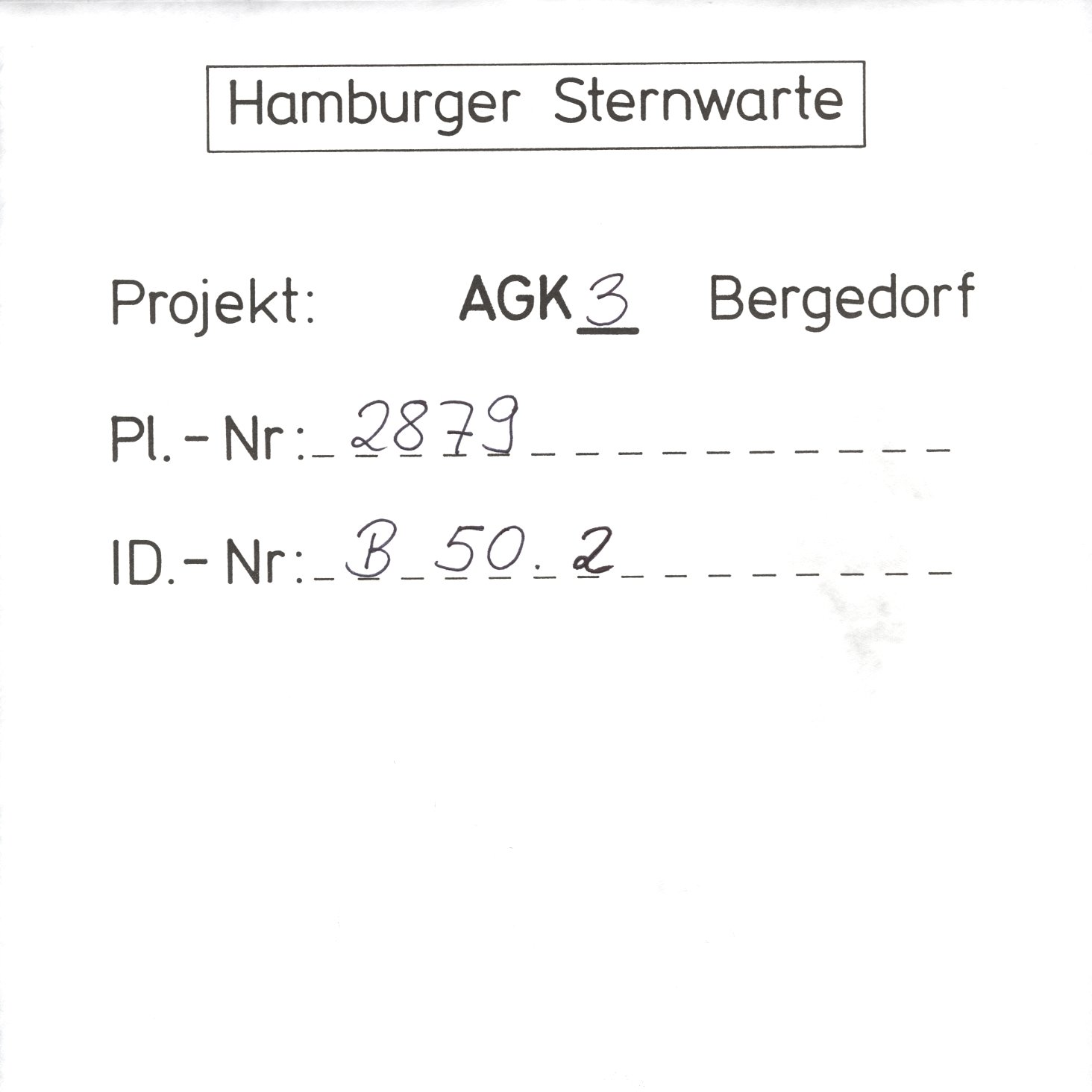 Plate envelope