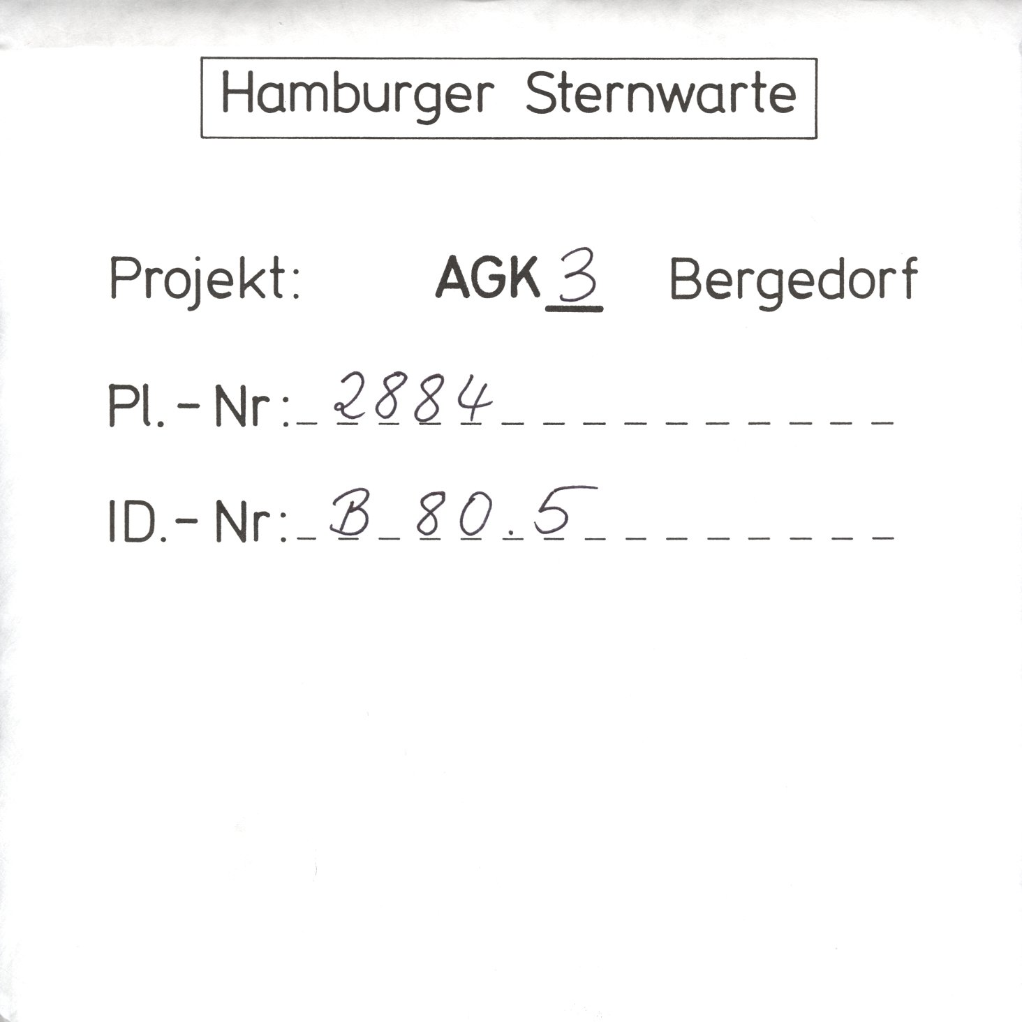 Plate envelope