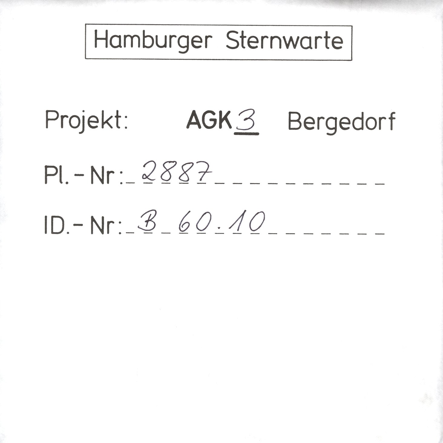 Plate envelope