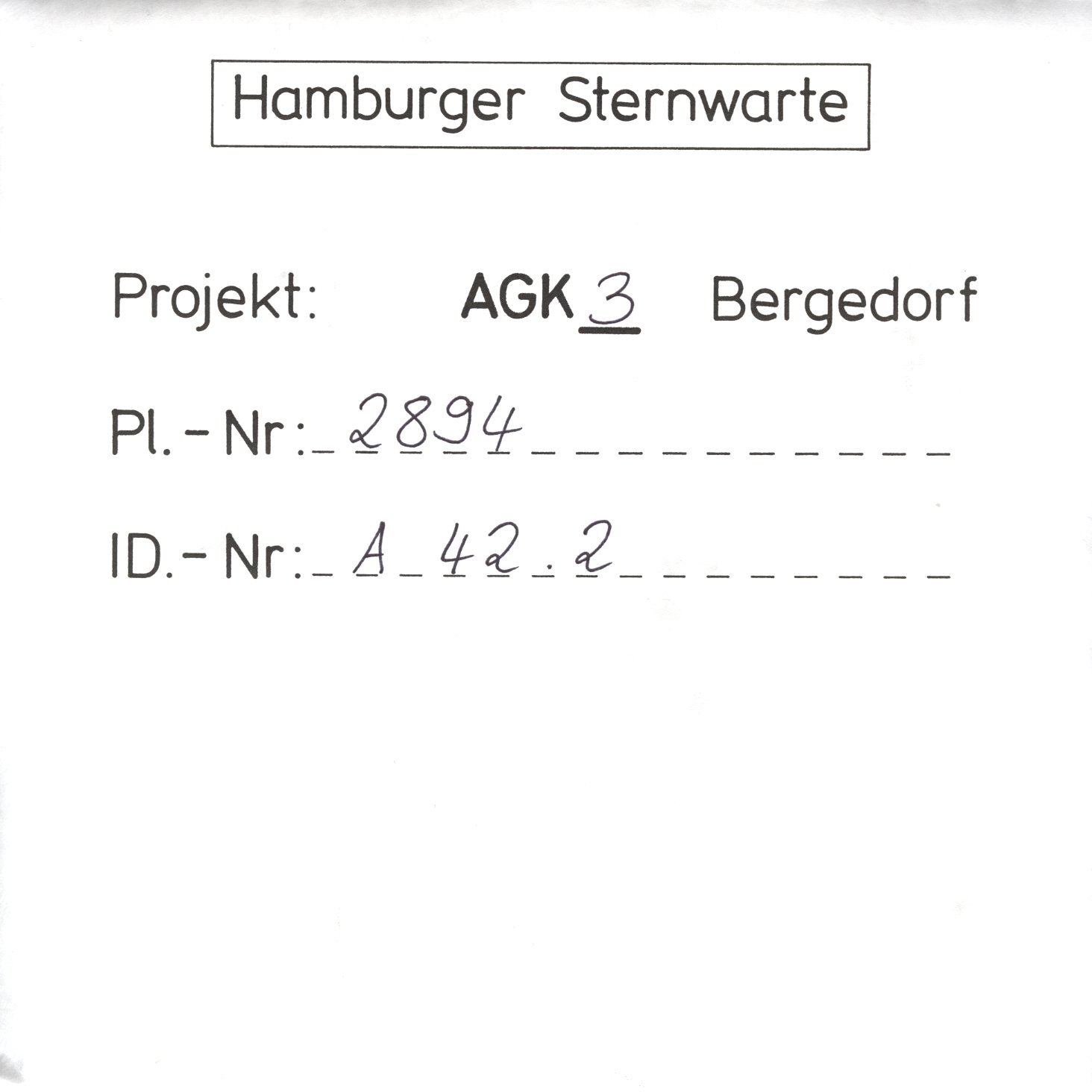 Plate envelope