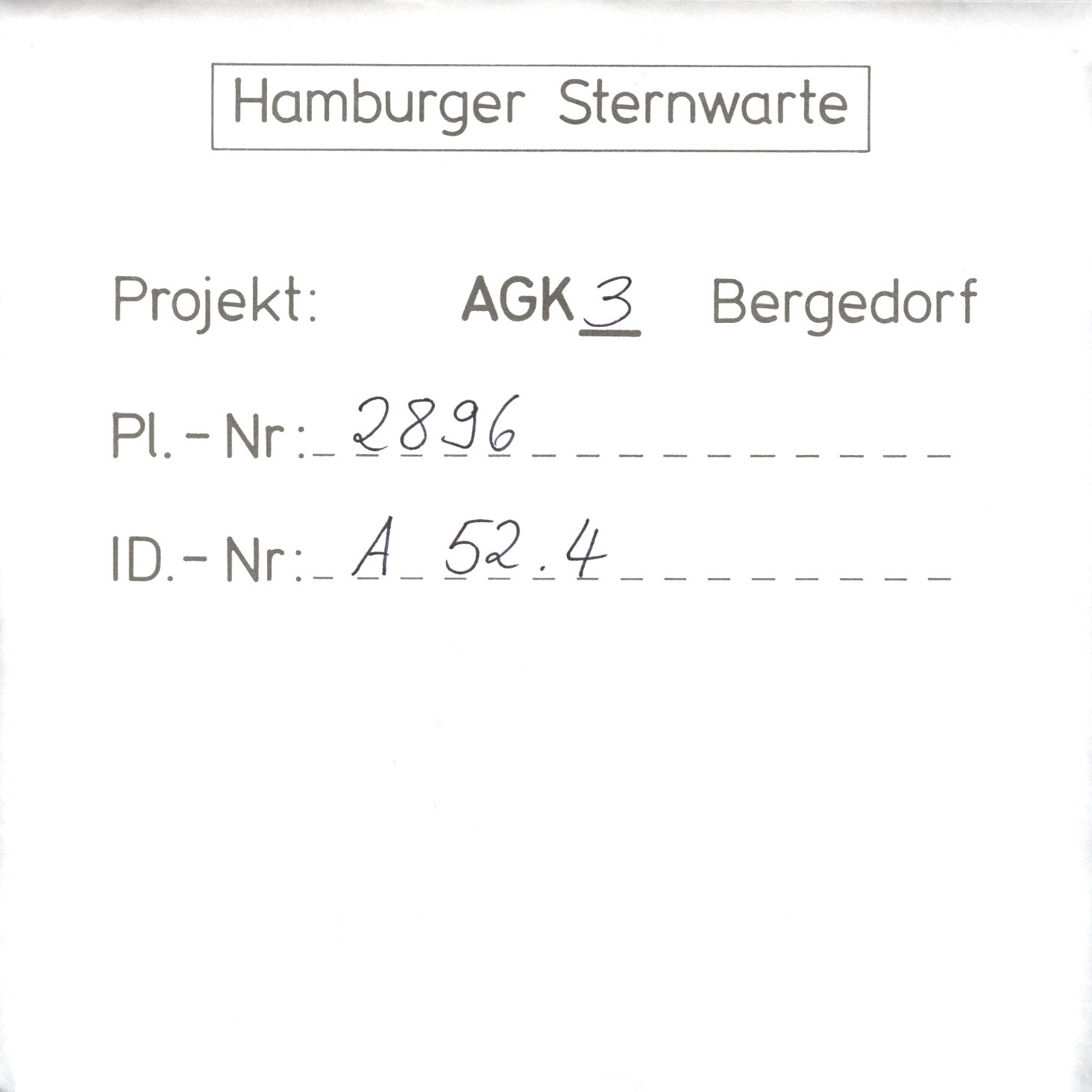 Plate envelope