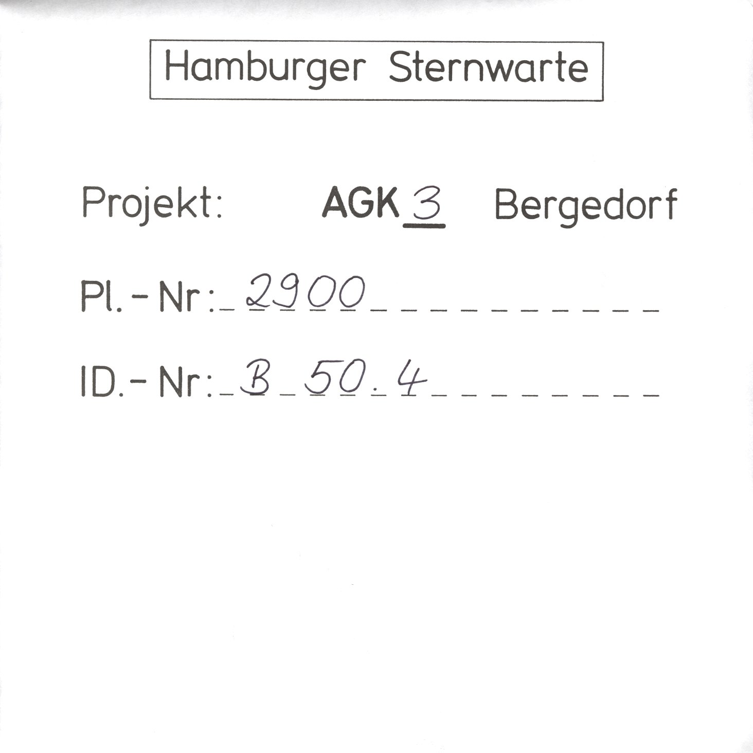 Plate envelope