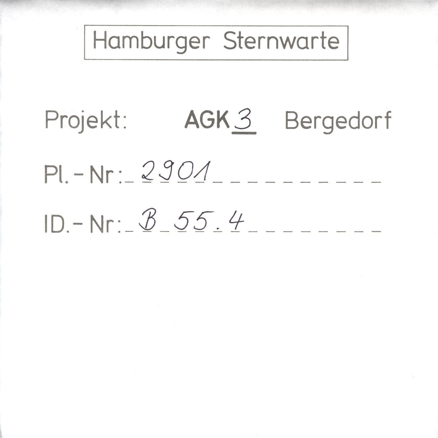 Plate envelope