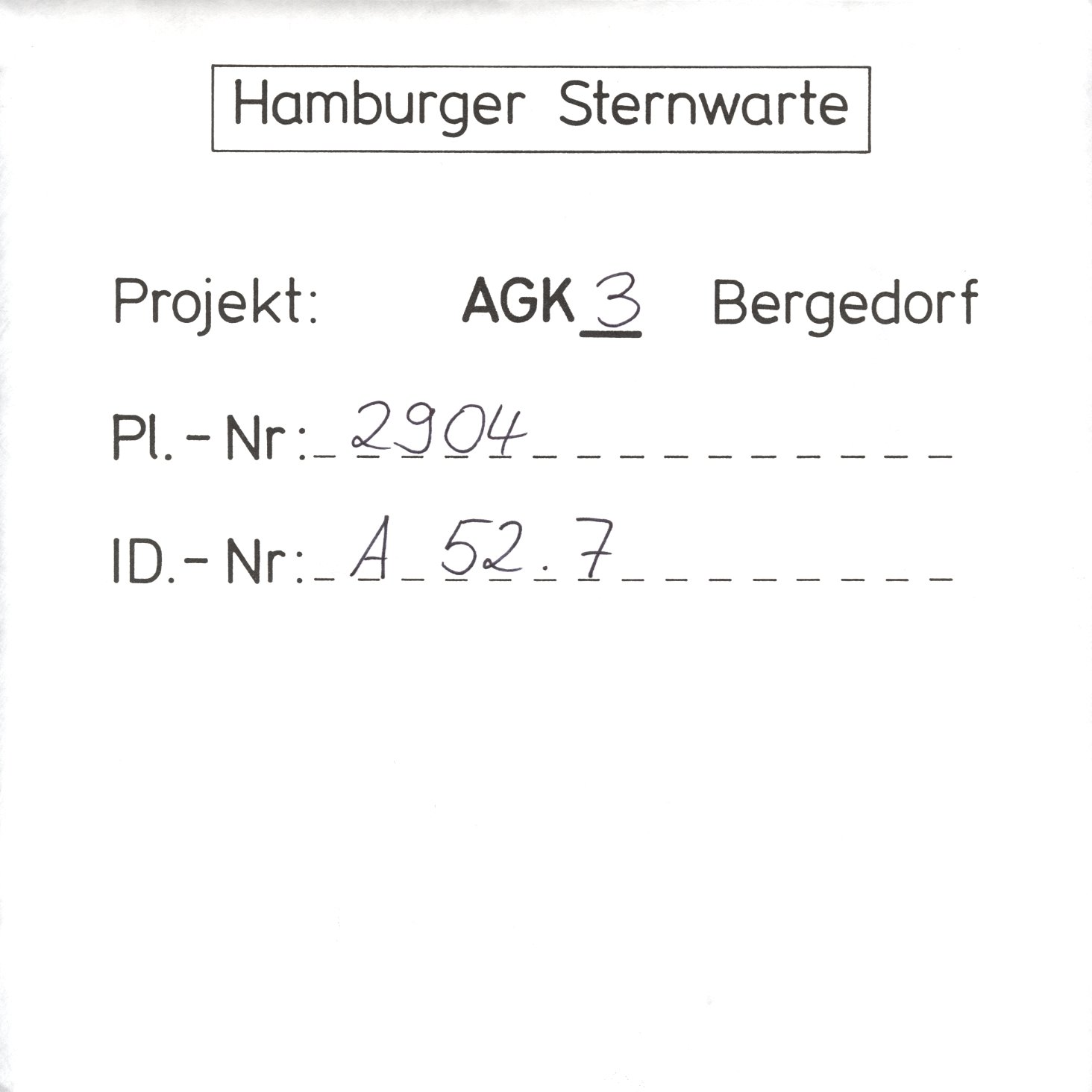 Plate envelope