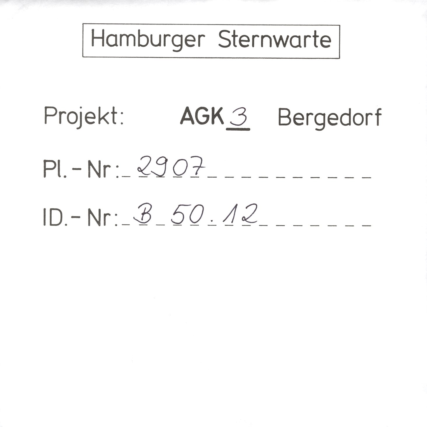 Plate envelope