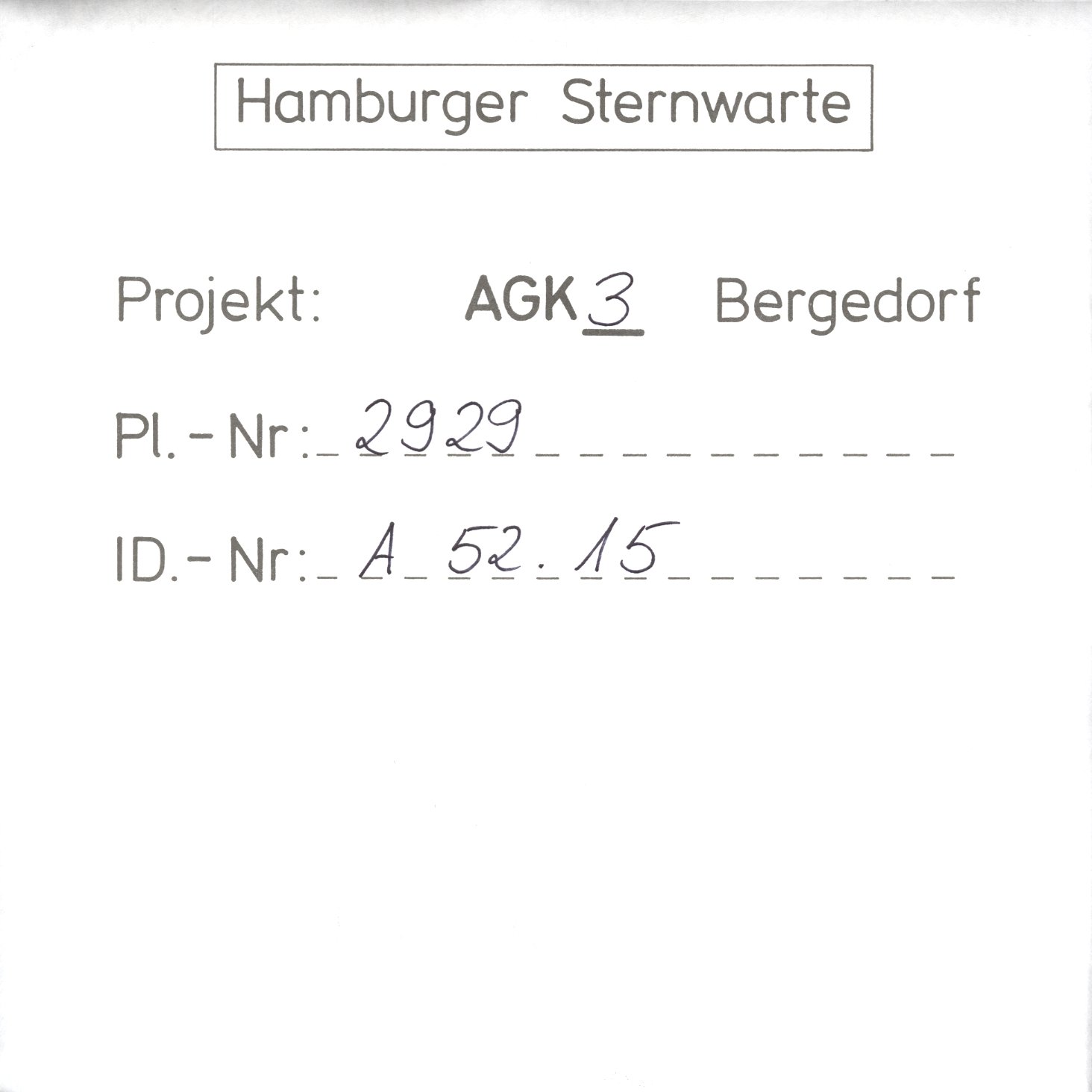 Plate envelope