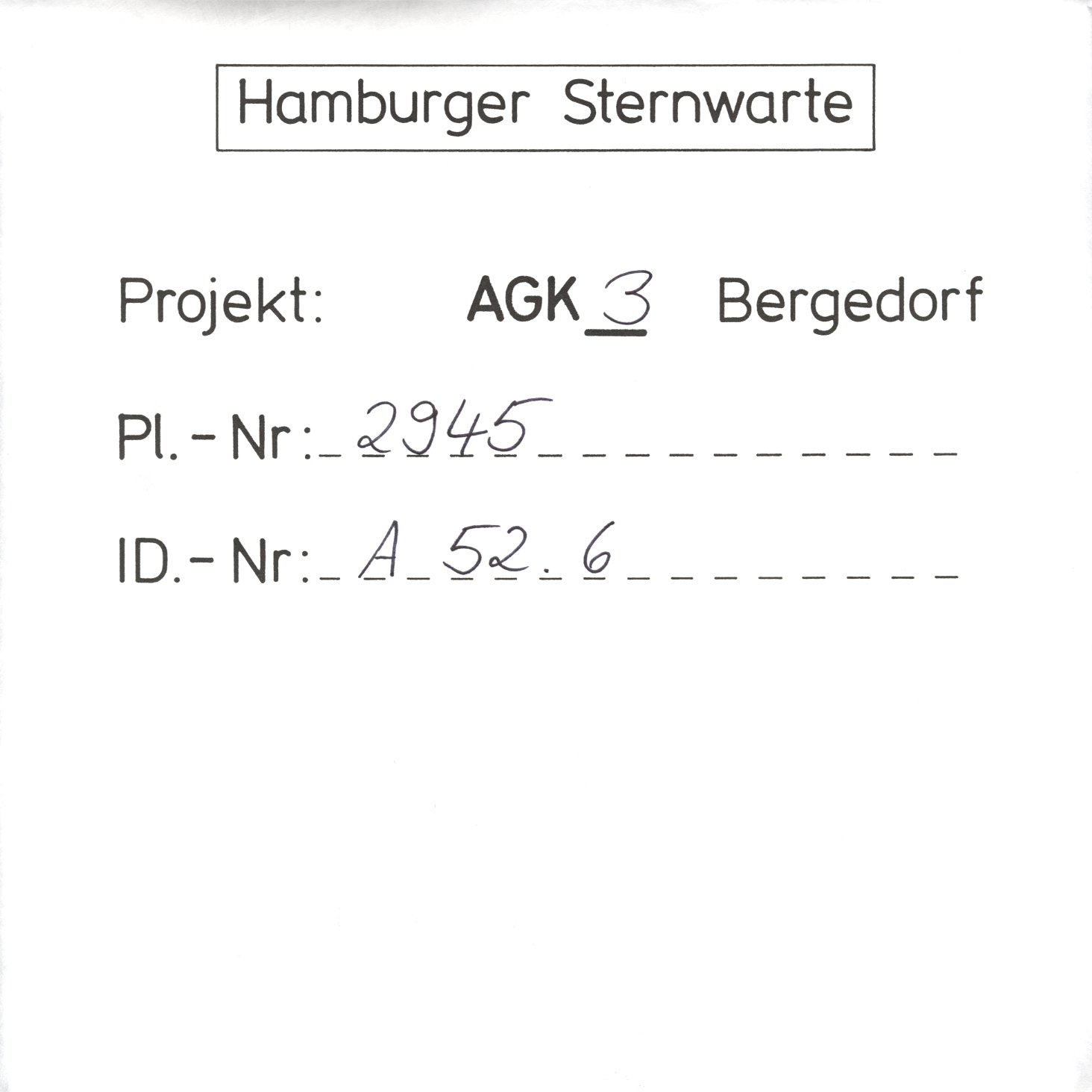 Plate envelope