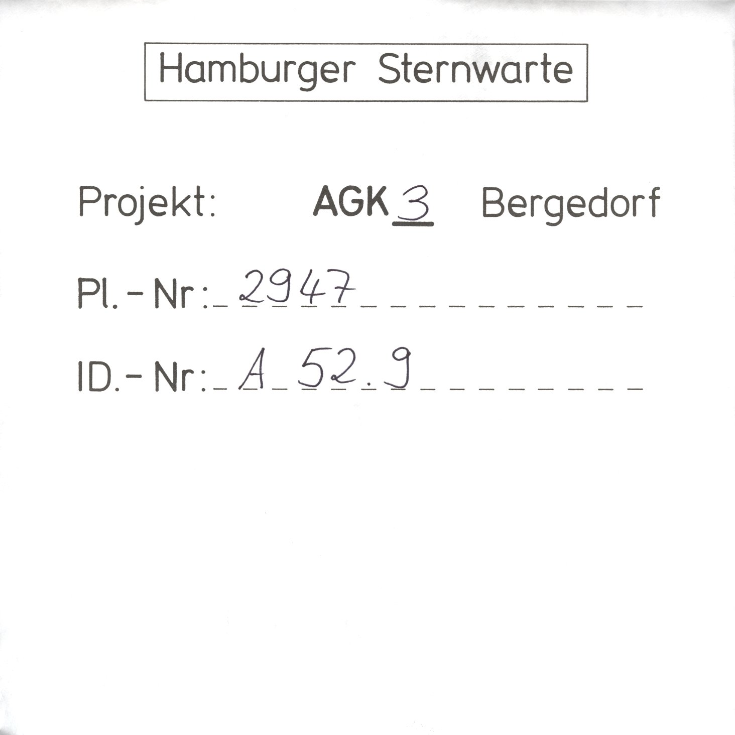 Plate envelope