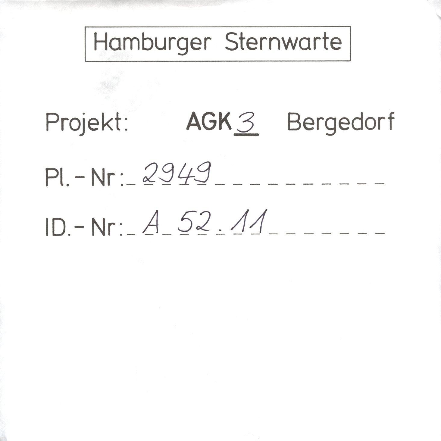 Plate envelope
