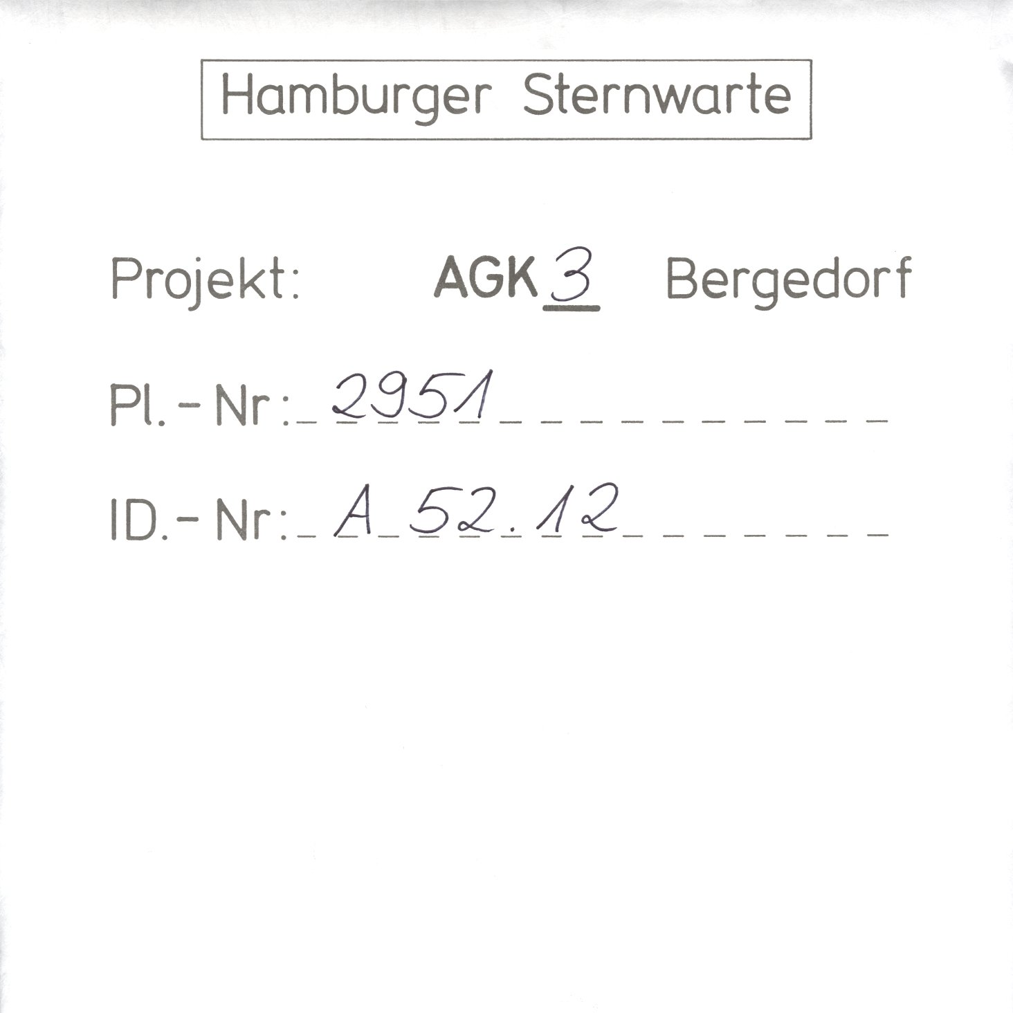 Plate envelope
