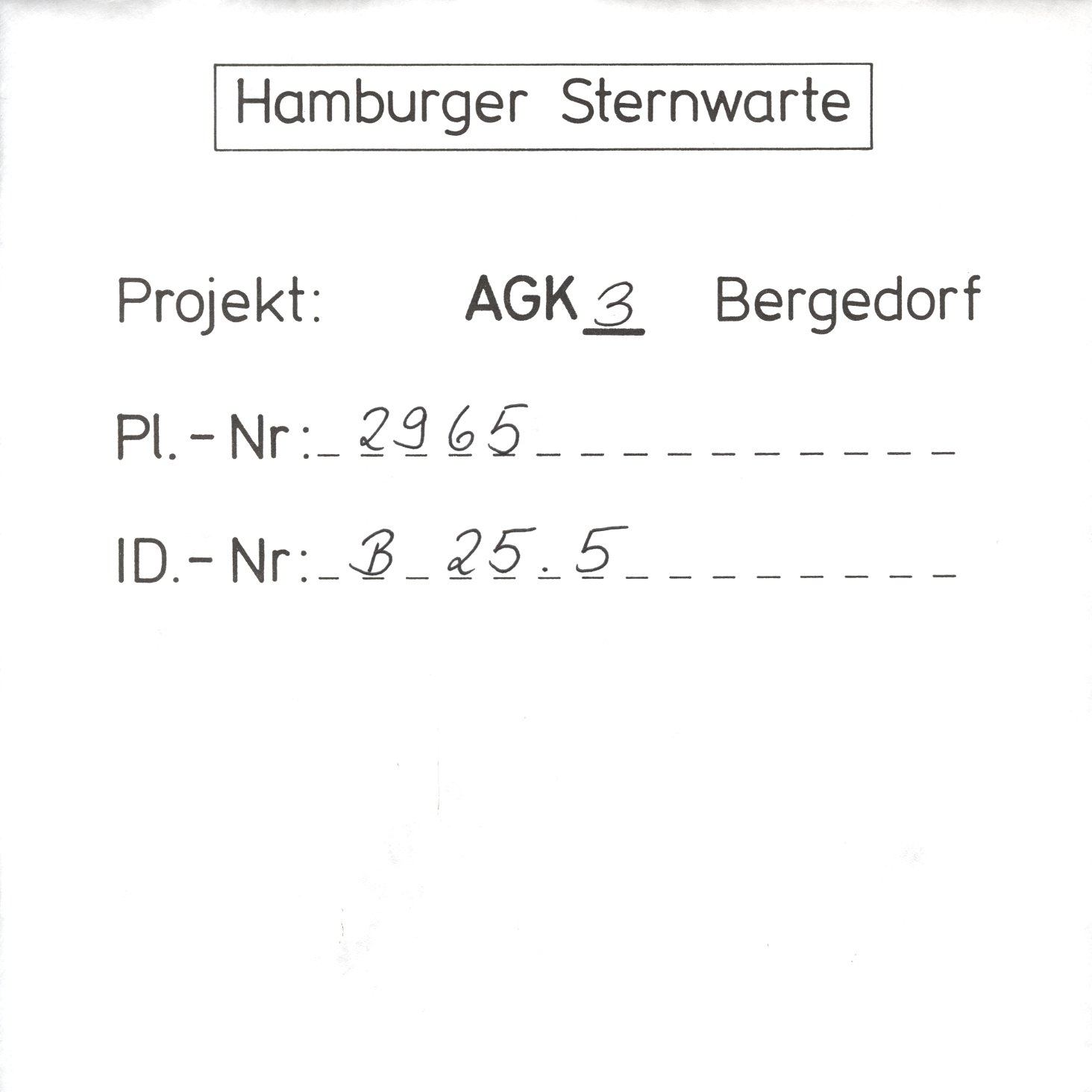 Plate envelope