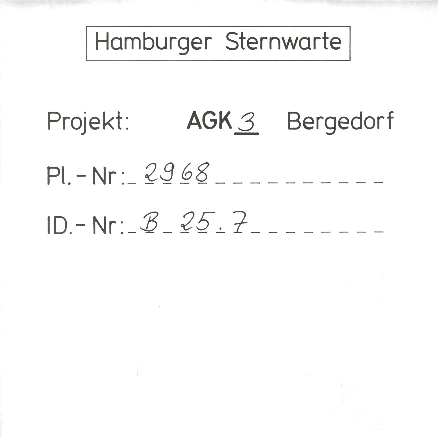 Plate envelope