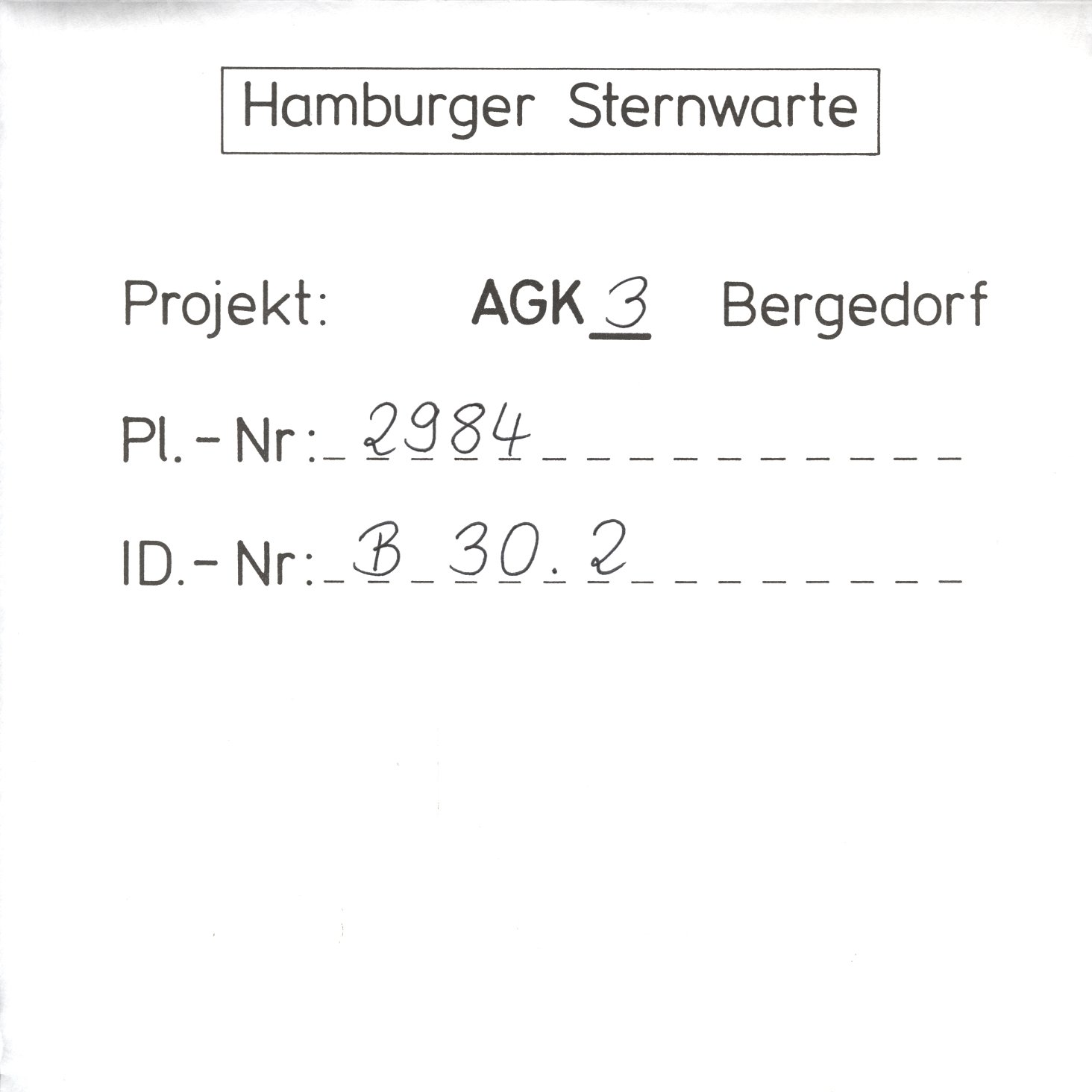 Plate envelope