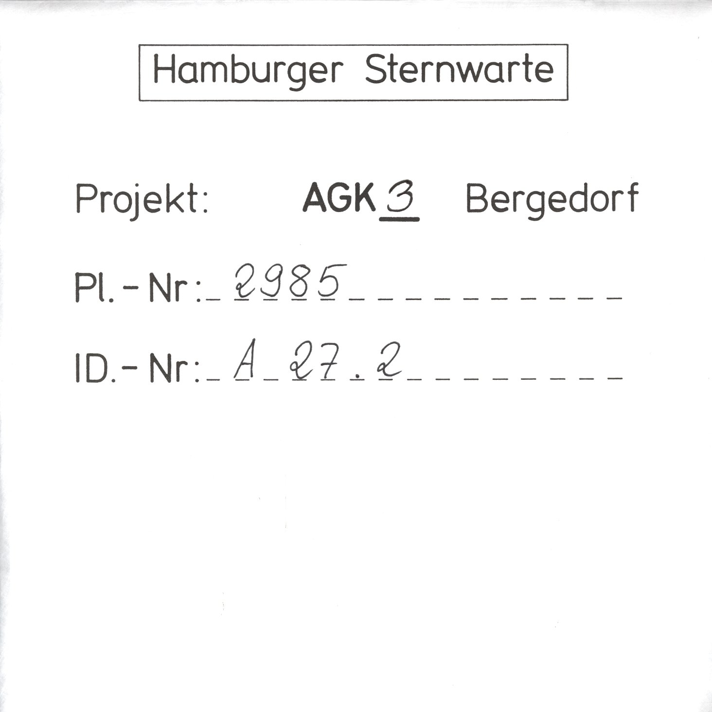 Plate envelope