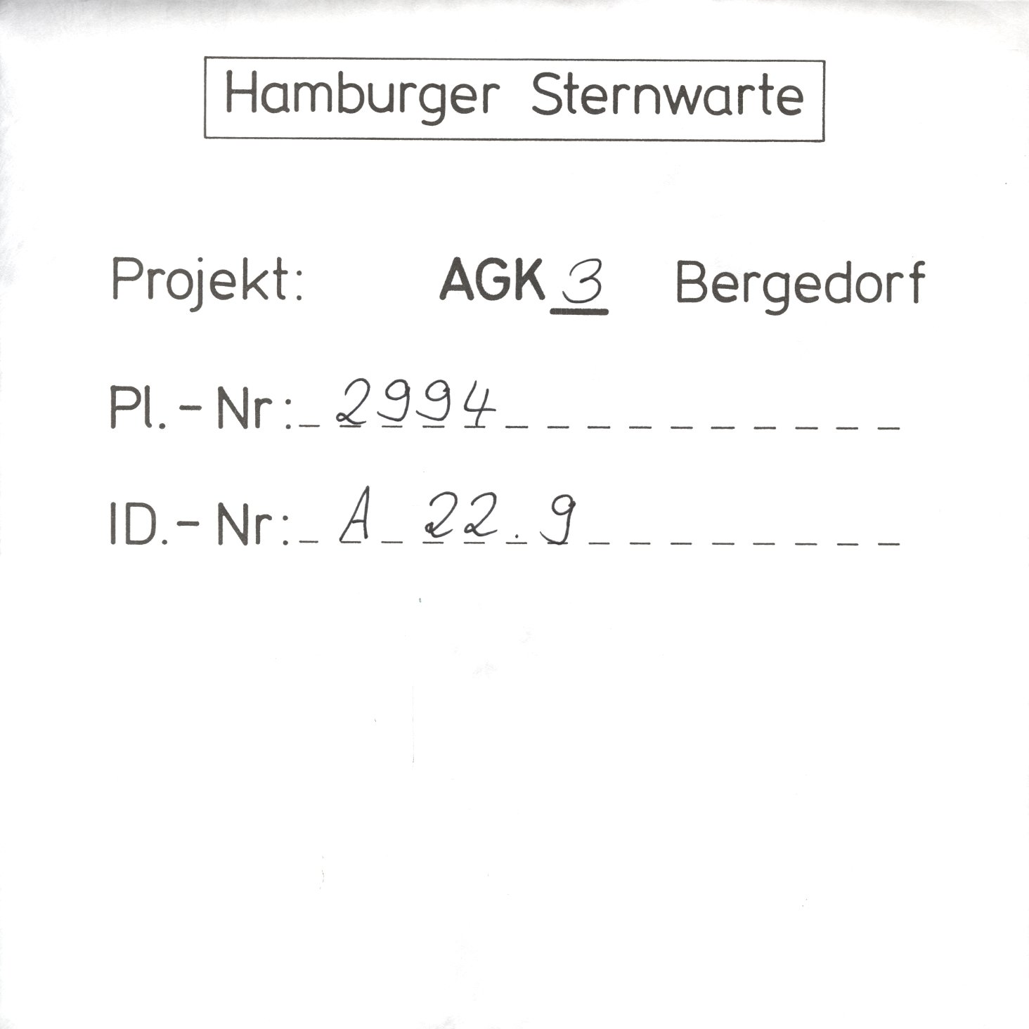 Plate envelope