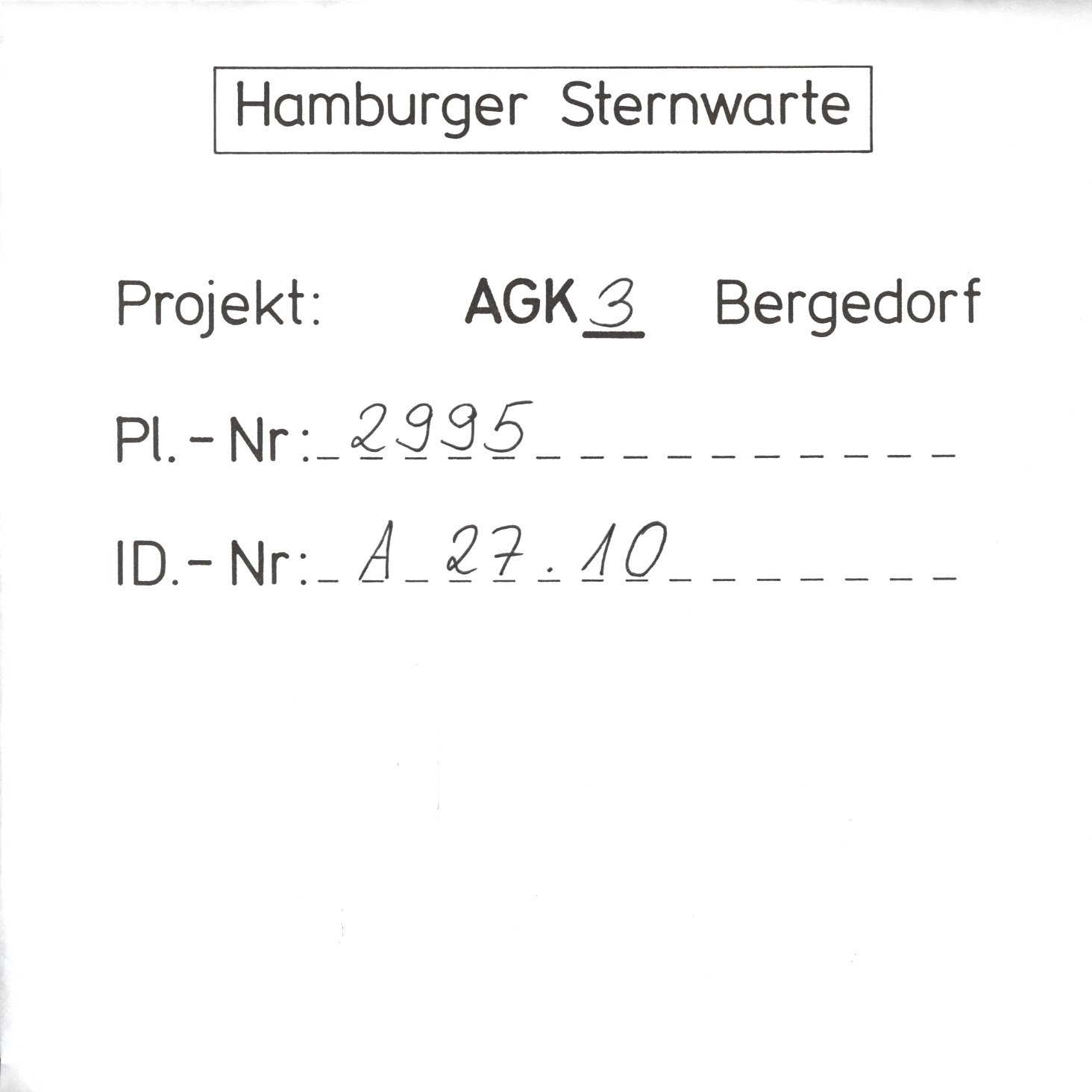 Plate envelope