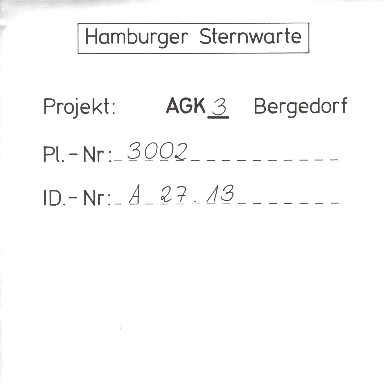 Plate envelope