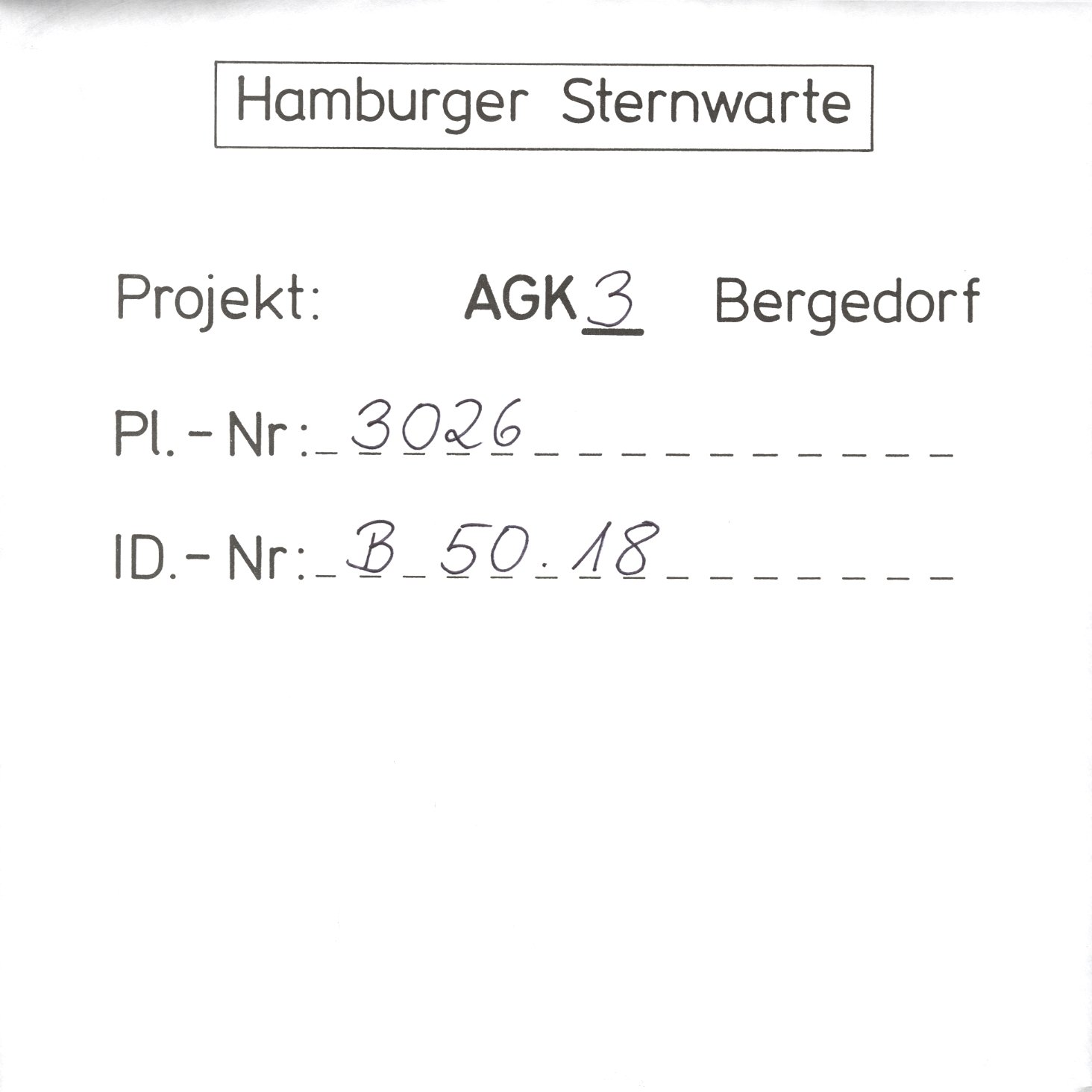 Plate envelope