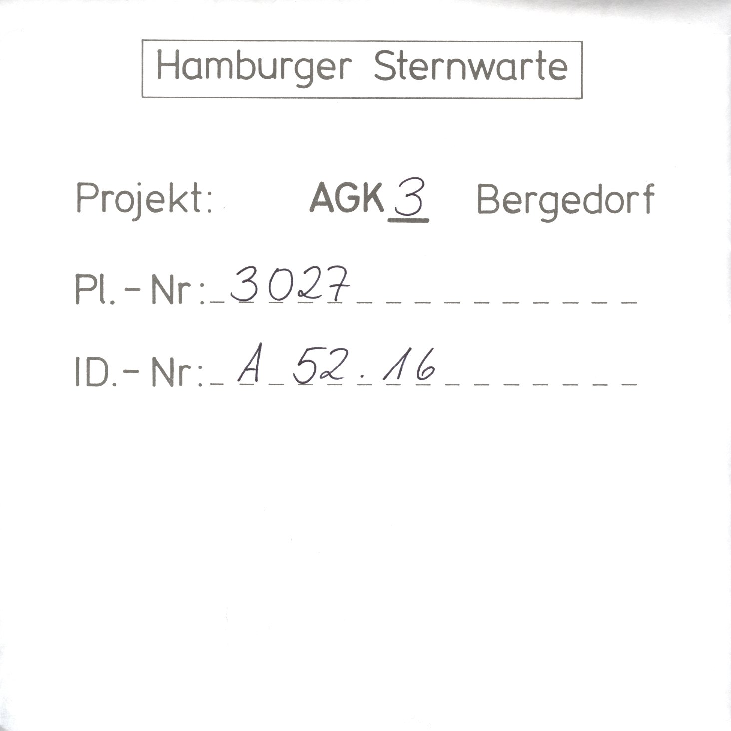 Plate envelope