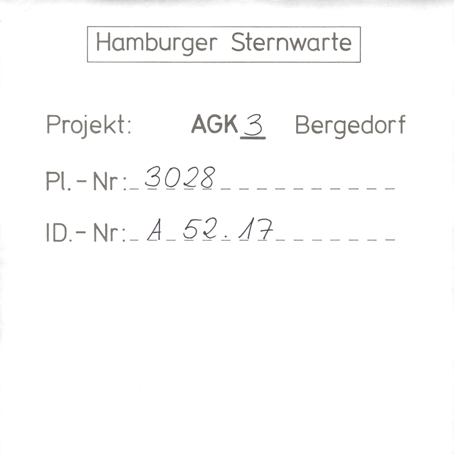 Plate envelope