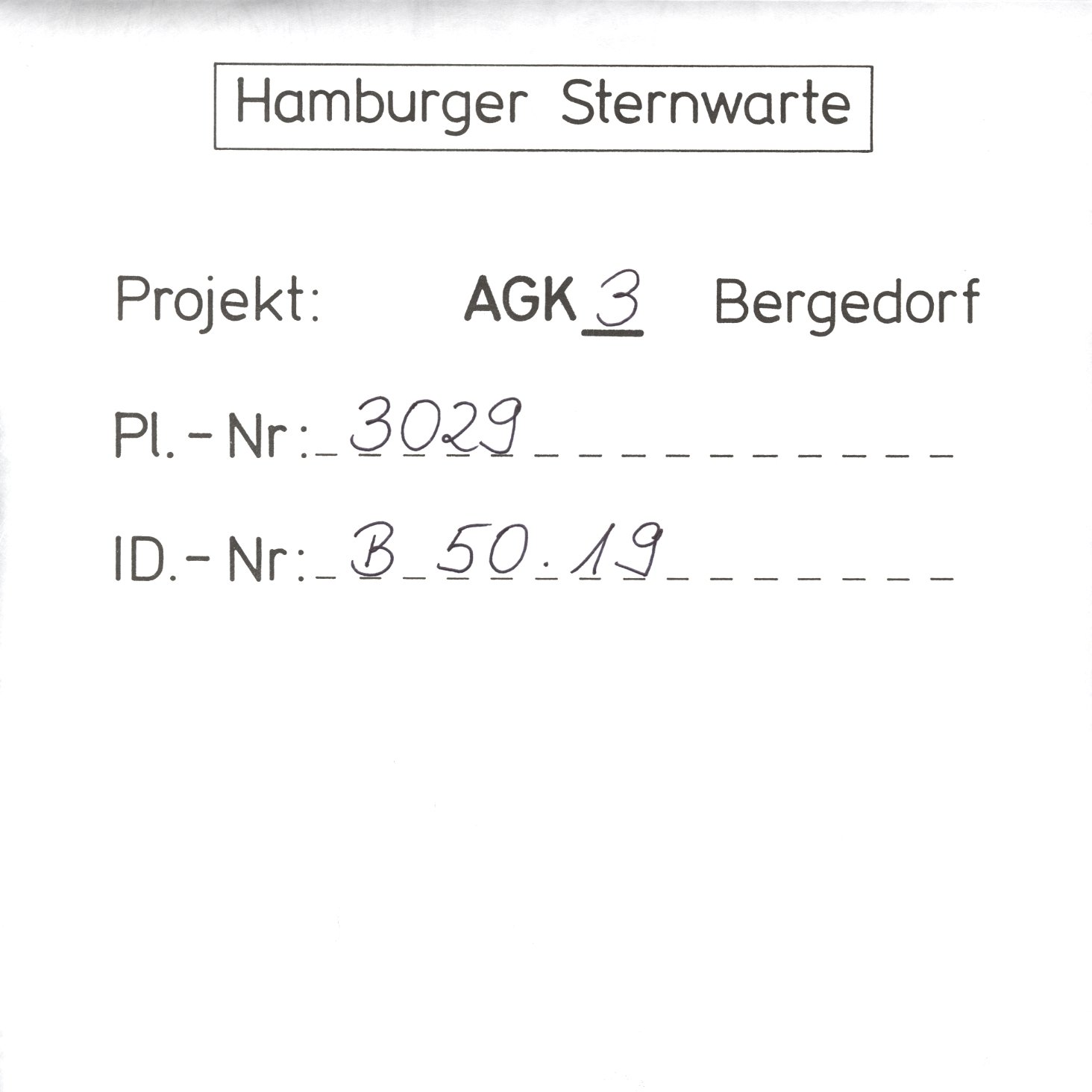 Plate envelope