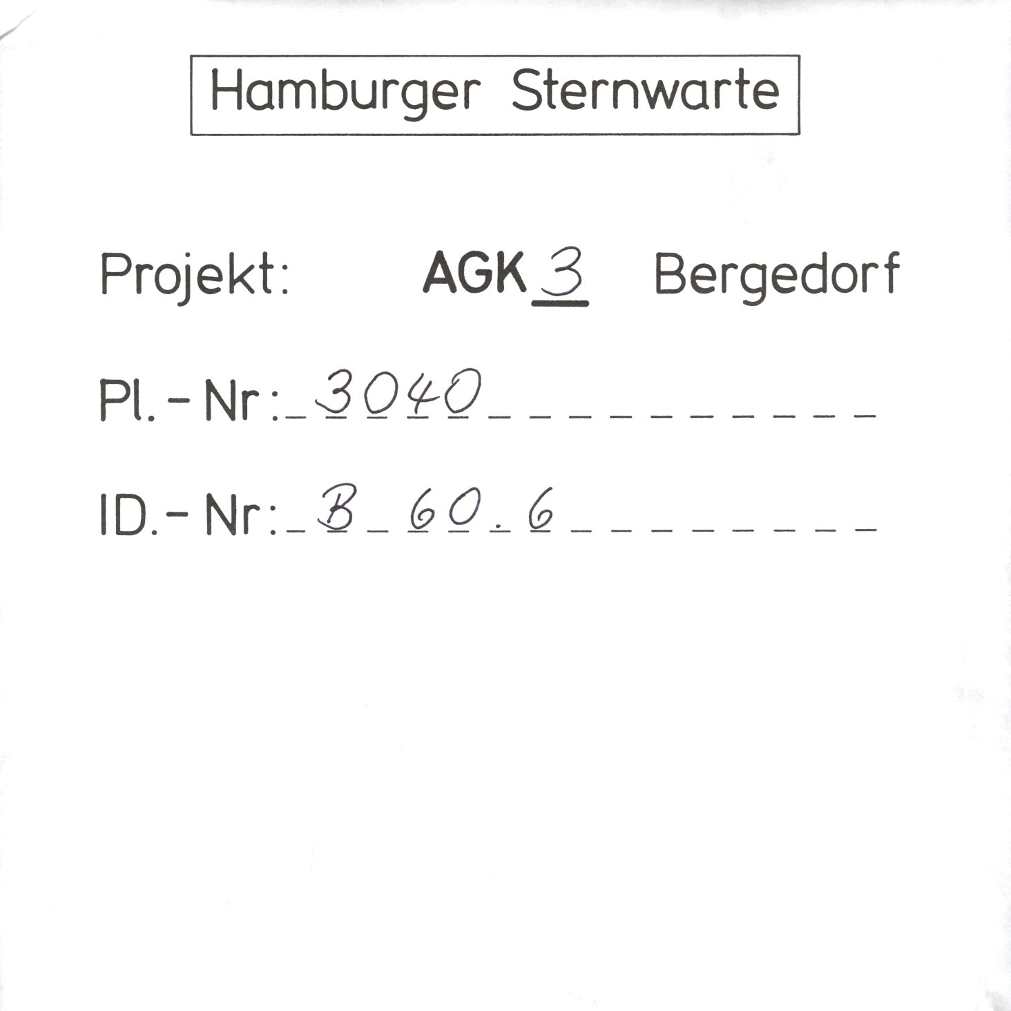 Plate envelope