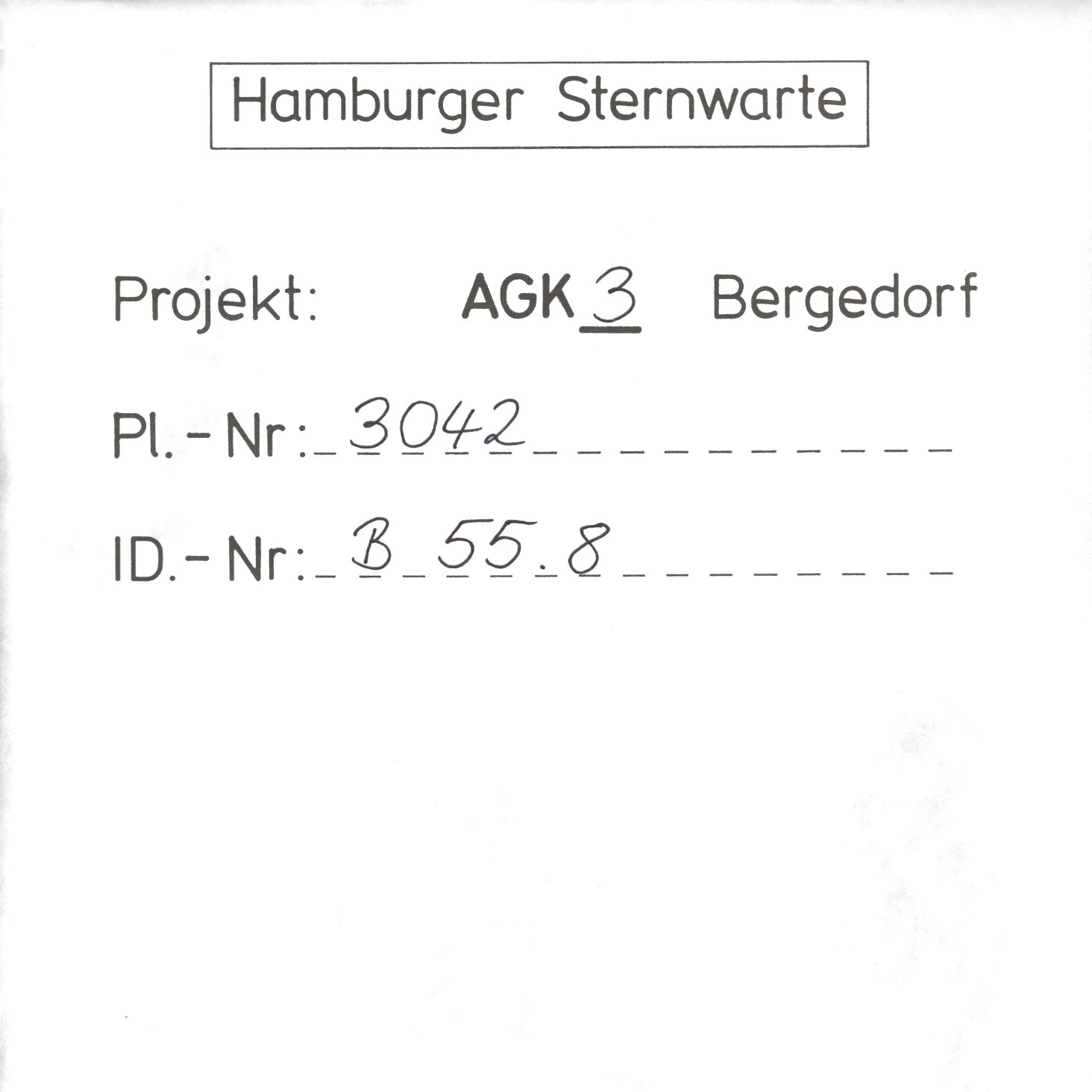 Plate envelope