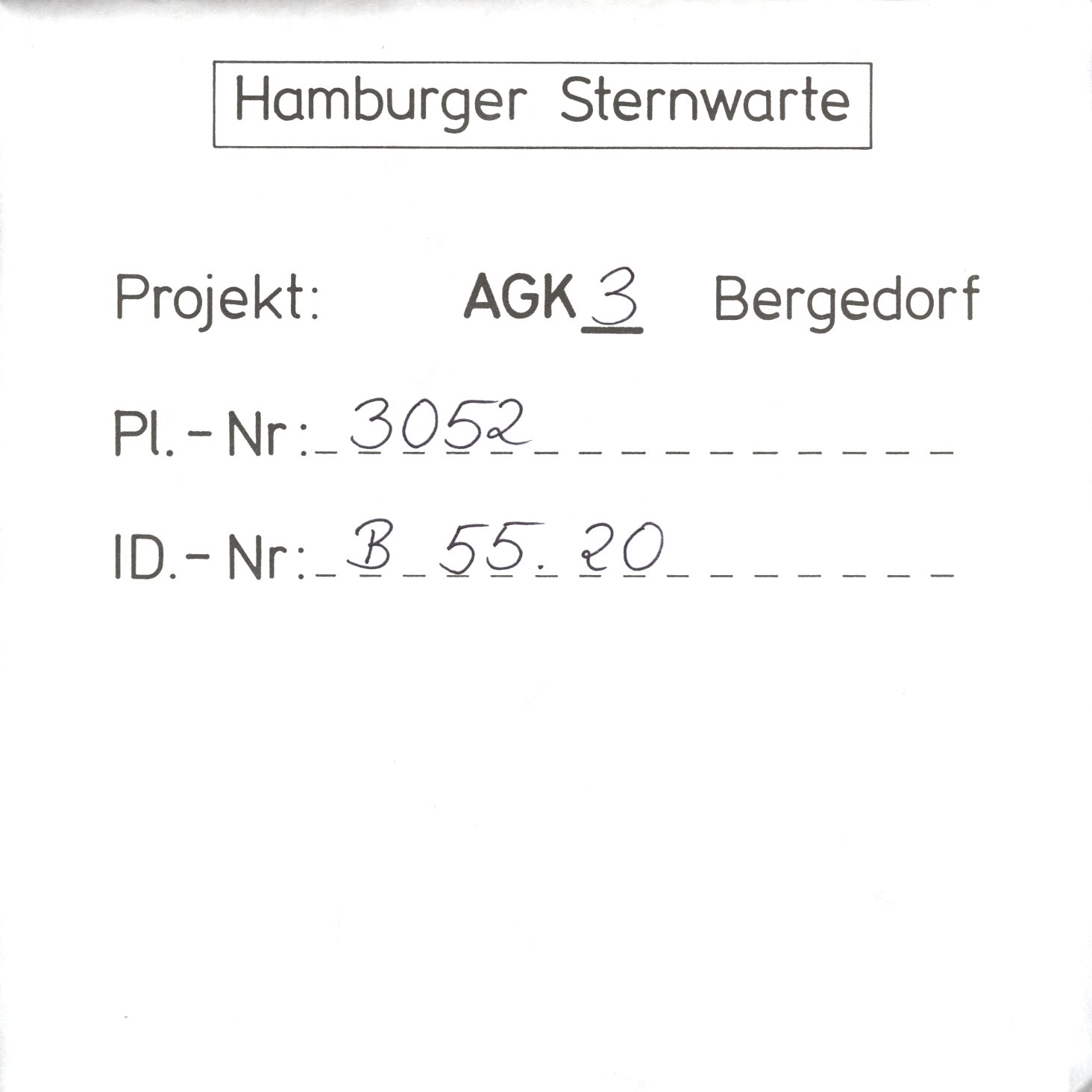 Plate envelope