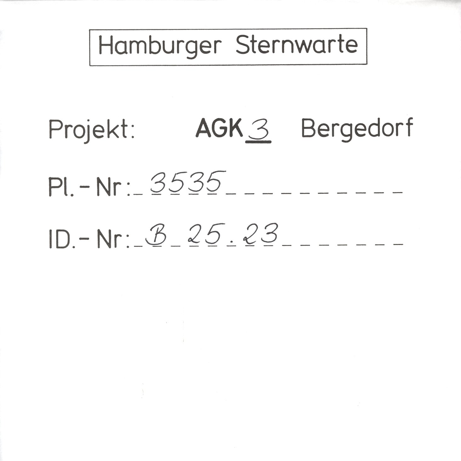 Plate envelope