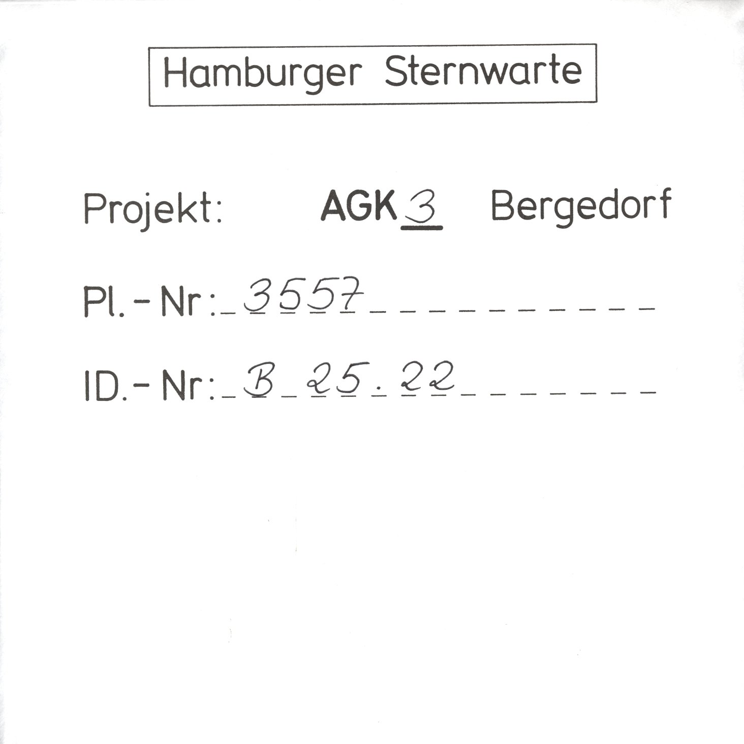 Plate envelope