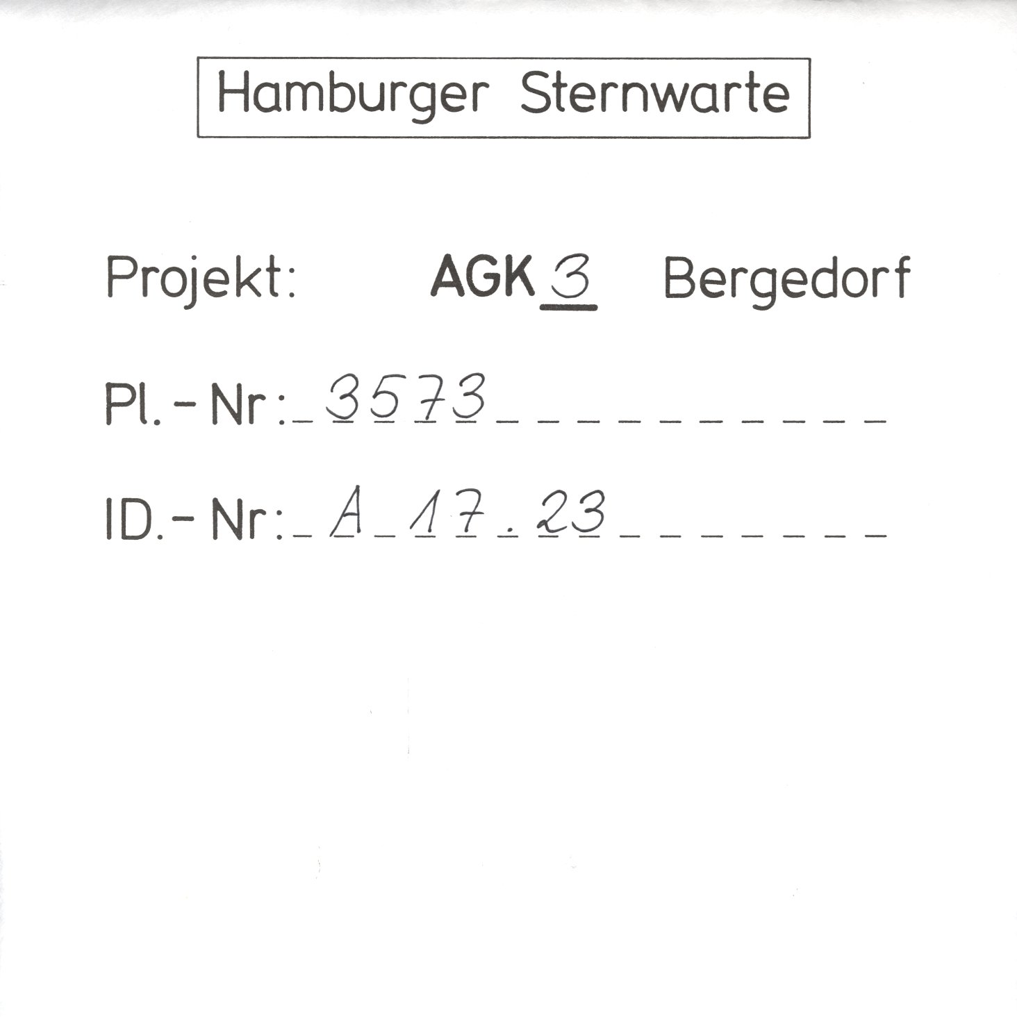 Plate envelope