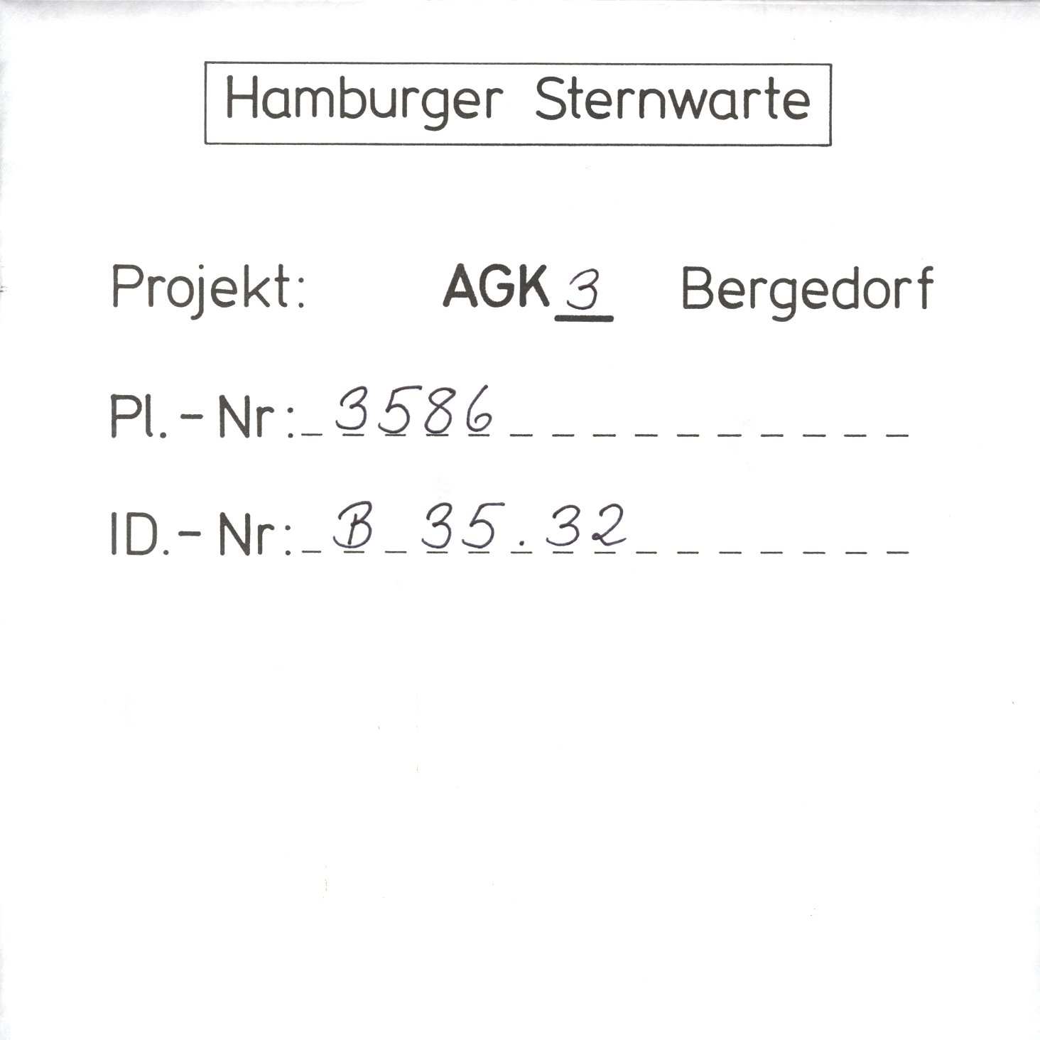 Plate envelope