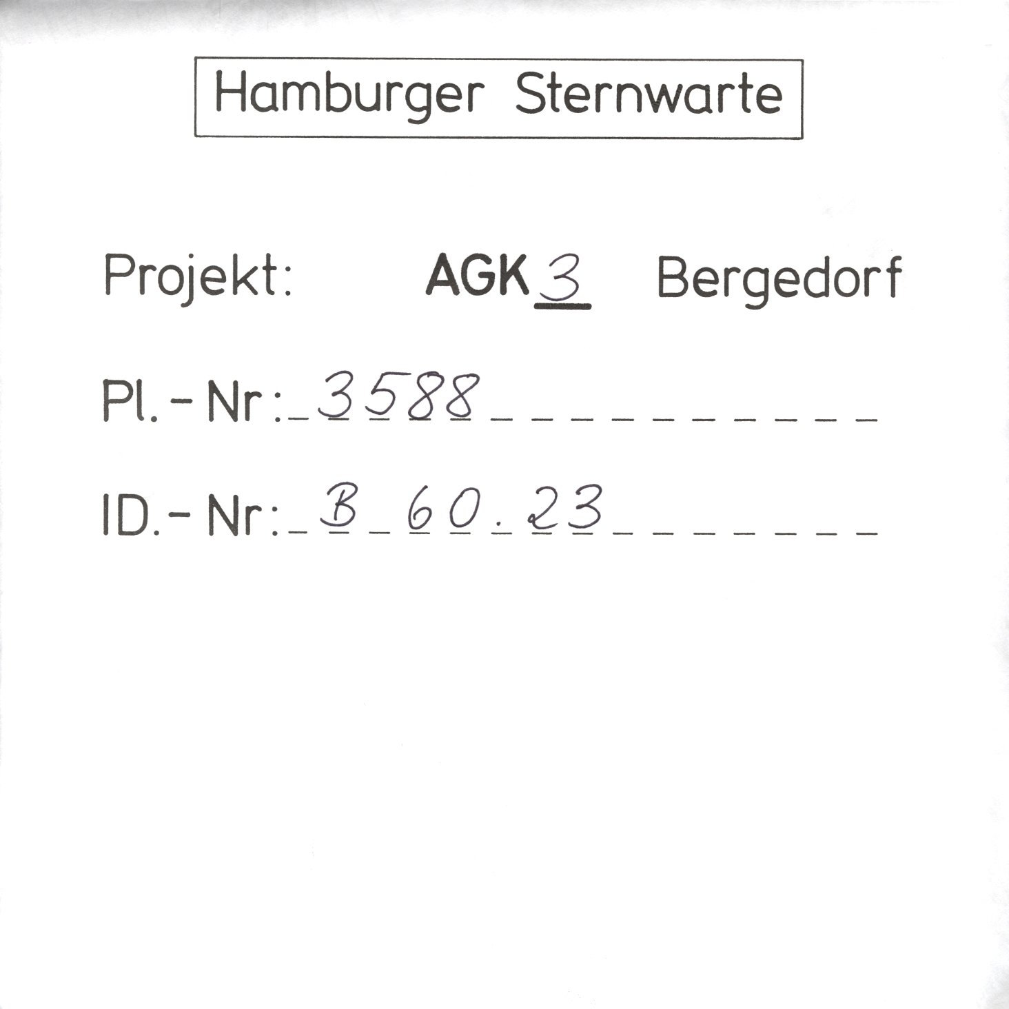 Plate envelope