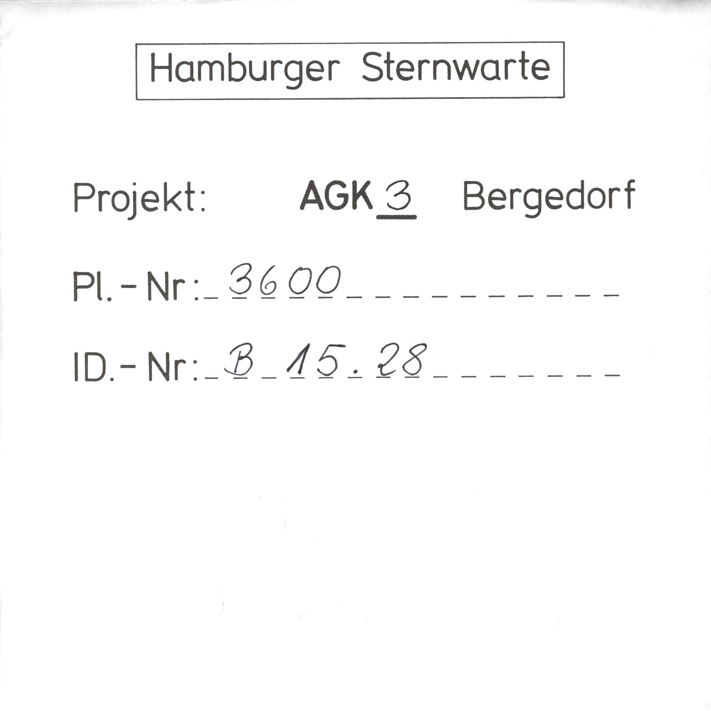 Plate envelope