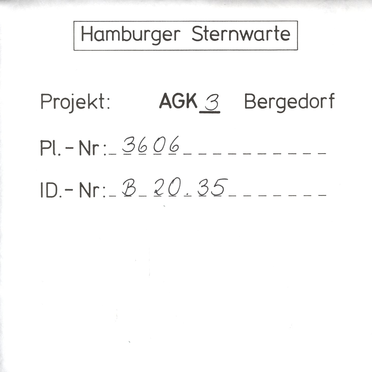 Plate envelope