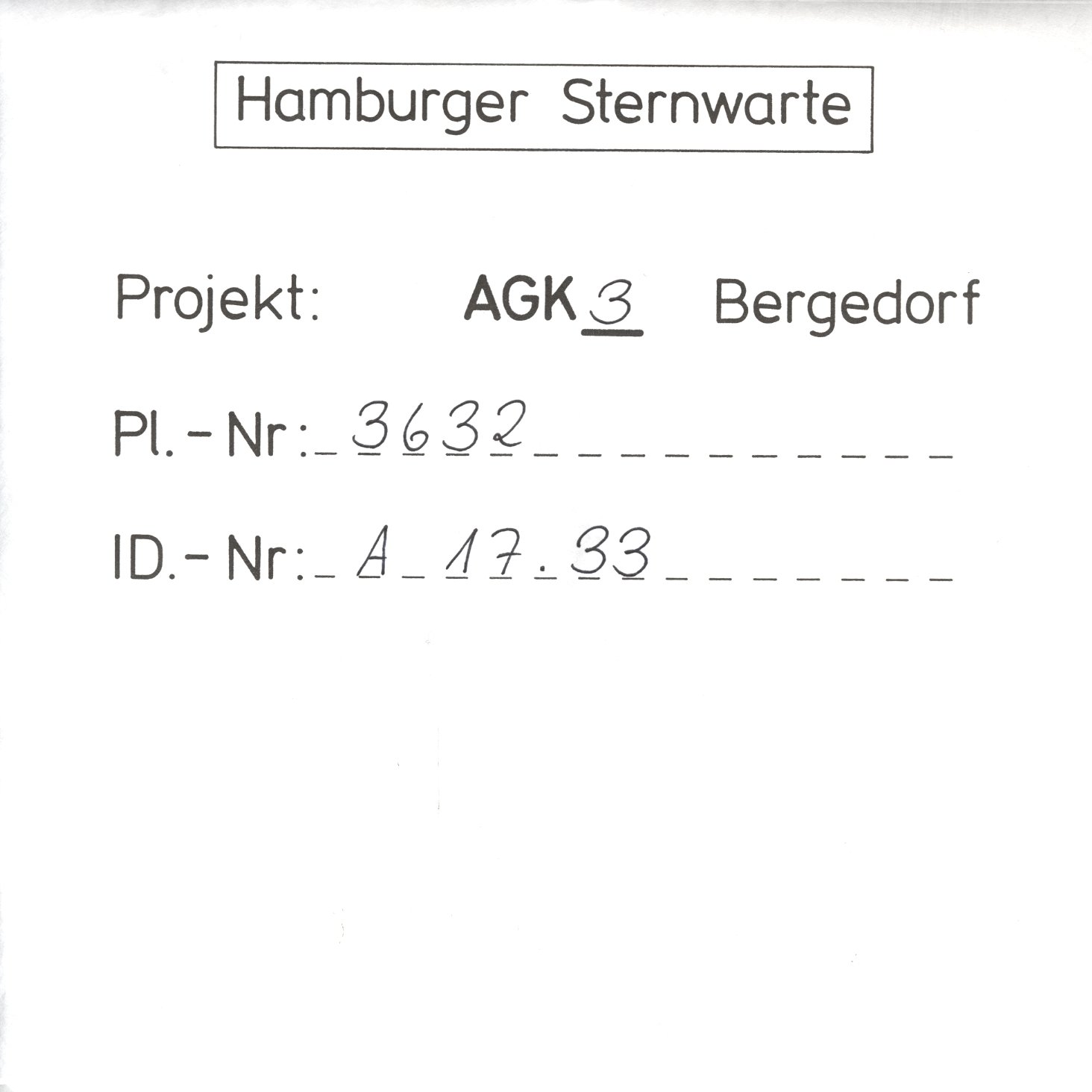Plate envelope