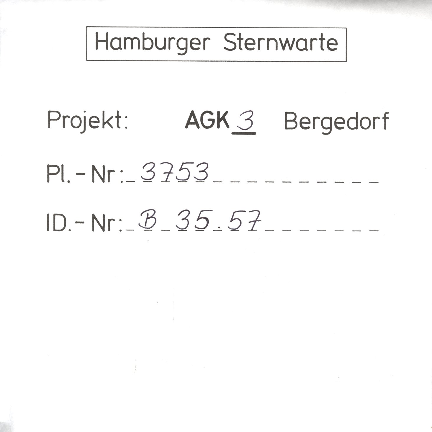 Plate envelope