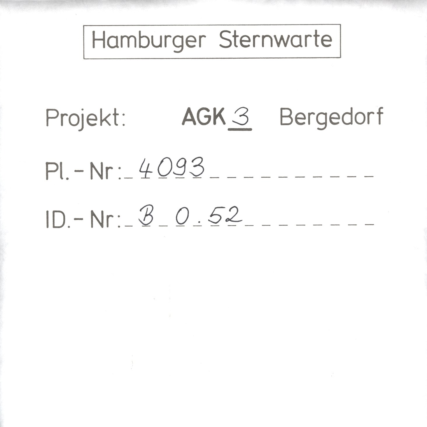 Plate envelope