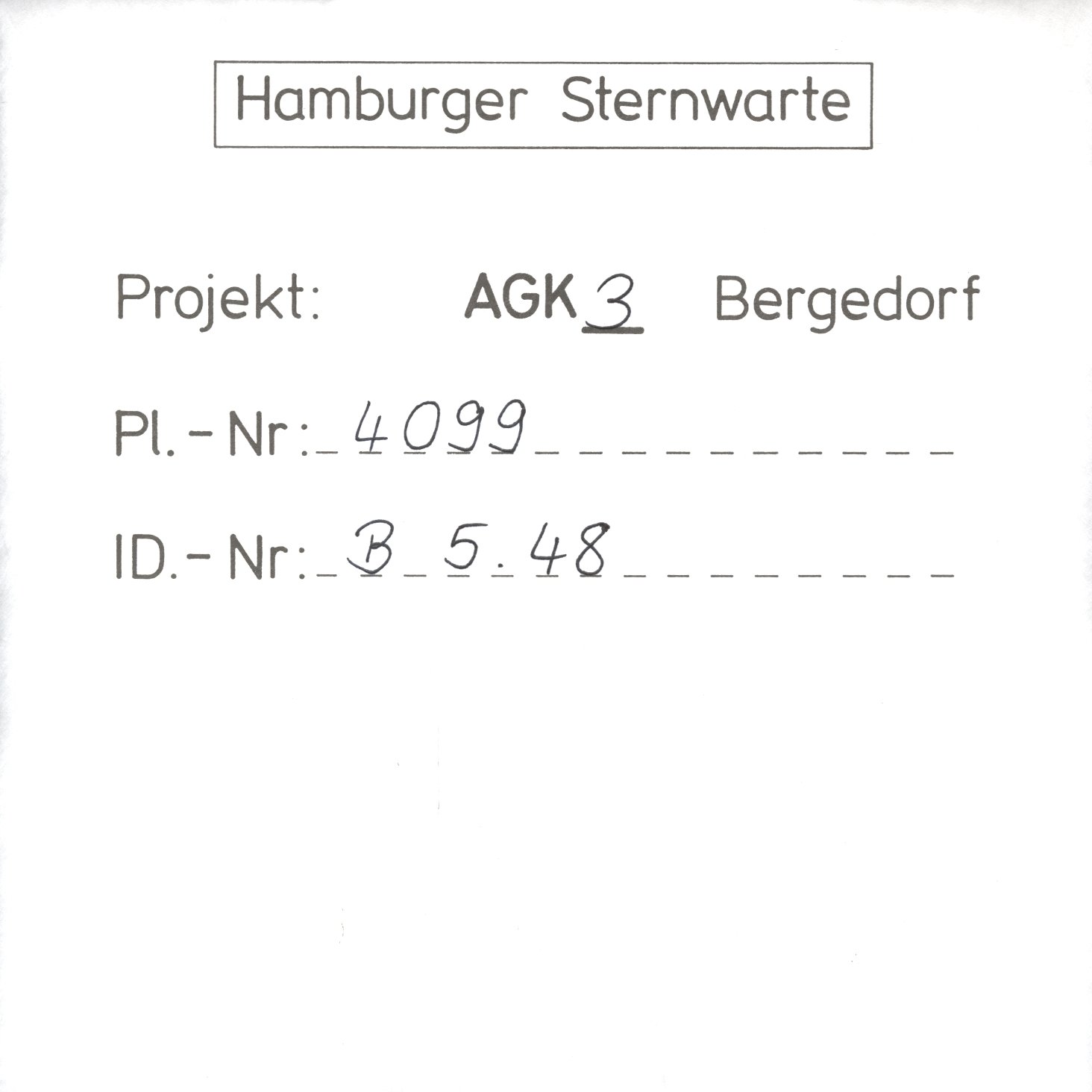 Plate envelope