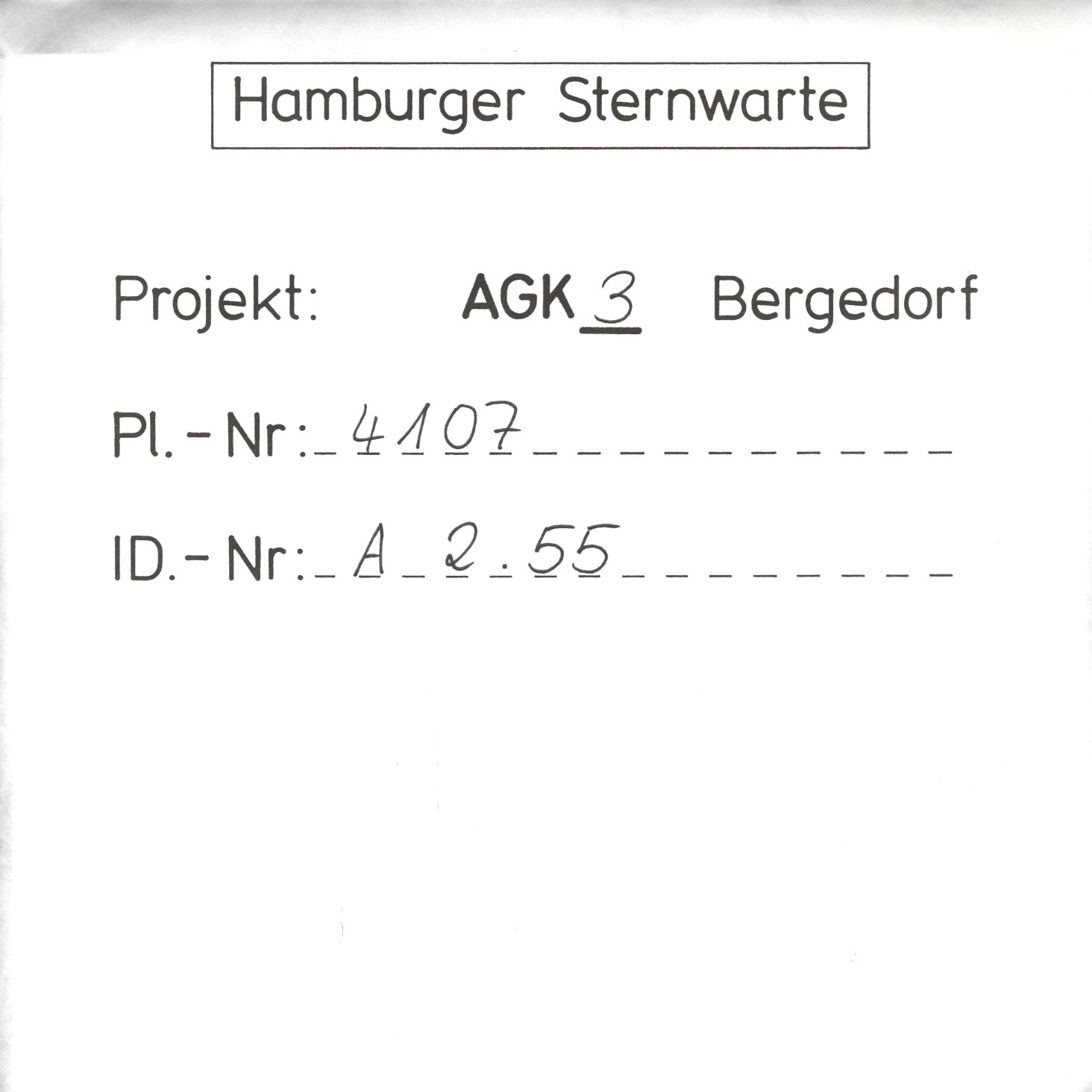 Plate envelope
